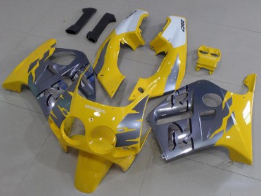 Honda CBR 250 RR MC19 1988-1989 Motorrad Verkleidungen - Graues Gelb