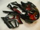 Honda CBR 600 F3 1995-1998 Motorrad Verkleidung - Schwarz rote Flamme