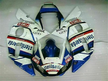 Yamaha R6 1998-2002 Motorrad Vollverkleidung - Blau Weiß