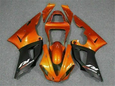 Yamaha R1 2000-2001 Motorrad Vollverkleidung - Orange