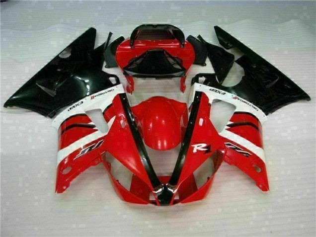 Yamaha R1 2000-2001 Motorrad VollVerkleidungen & Plastik - Rot