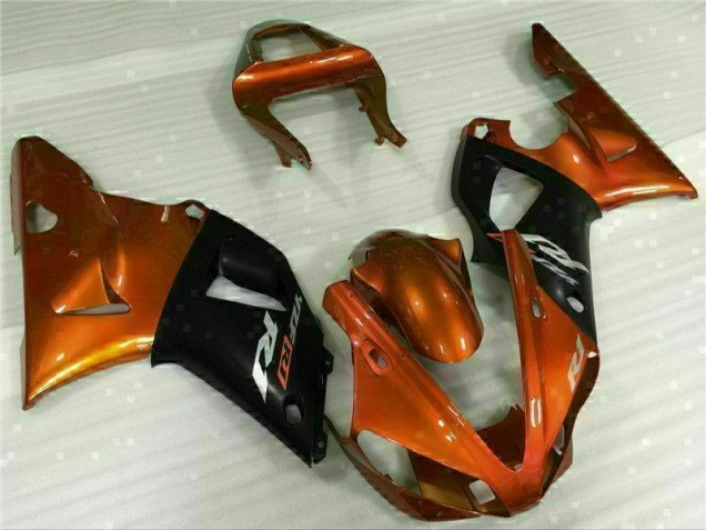 Yamaha R1 2000-2001 Motorrad Verkleidung - Orange