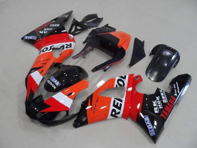 Yamaha R1 2000-2001 Motorrad Verkleidungen - Repsol