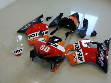 Honda CBR 600 F4i 2001-2003 Motorrad Verkleidungen - Rennen Repsol 88