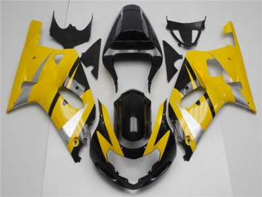 Suzuki GSXR 600 / 750 K1 K2 K3 2001-2003 Motorrad Verkleidung - Gelb Schwarz