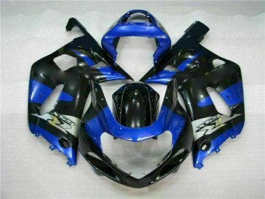 Suzuki GSXR 600 / 750 K1 K2 K3 2001-2003 Motorrad Verkleidungen - Blau Schwarz