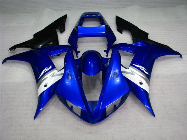 Yamaha R1 2002-2003 Motorrad Vollverkleidung - Blau Weiß