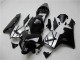 Honda CBR 600 RR 2003-2004 Motorrad Verkleidungen - Schwarz Silber