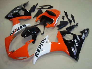 Yamaha R6 2003-2005 Motorrad Vollverkleidung - Repsol