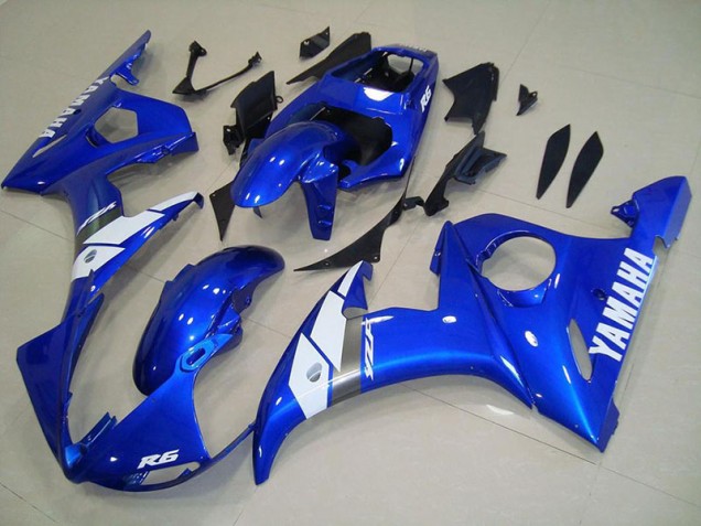 Yamaha R6 2003-2005 Motorrad Verkleidungen - Blau