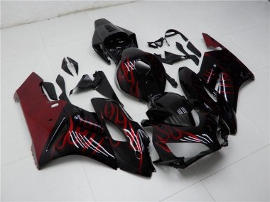 Honda CBR 1000 RR 2004-2005 Motorrad Vollverkleidung - Rot Schwarz