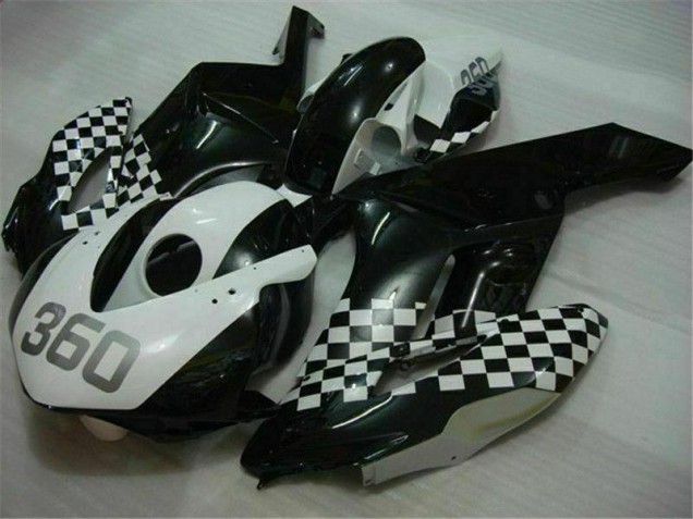 Honda CBR 1000 RR 2004-2005 Motorrad Verkleidungen - Weiß Schwarz