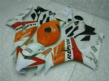 Honda CBR 1000 RR 2004-2005 Motorrad Verkleidungen - Orange Weiß Repsol