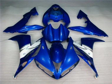 Yamaha R1 2004-2006 Motorrad Verkleidungen - Blau Weiß