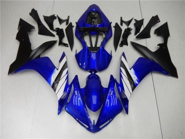 Yamaha R1 2004-2006 Motorrad Verkleidungen - Blau Weiß Schwarz