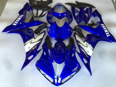 Yamaha R1 2004-2006 Motorrad Verkleidungen - Glänzend Blau Weiß