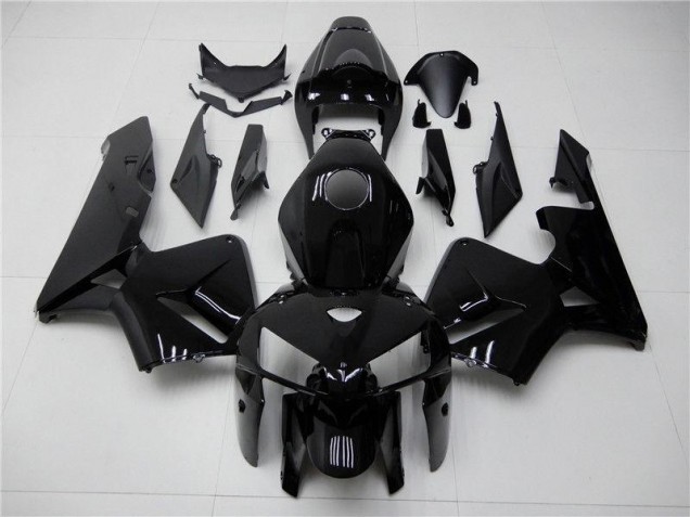 Honda CBR 600 RR 2005-2006 Motorrad Verkleidungen - Glänzend Schwarz