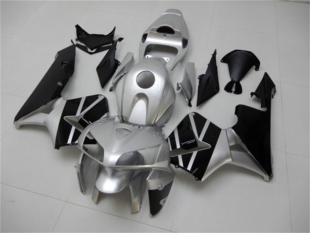 Honda CBR 600 RR 2005-2006 Motorrad Verkleidungen - Silber Schwarz