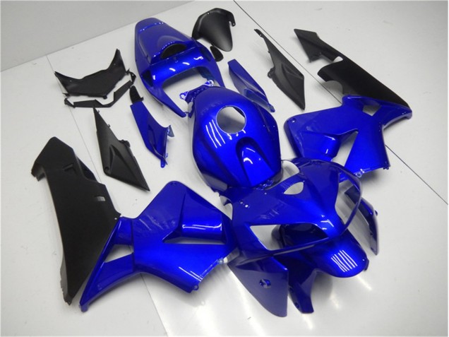 Honda CBR 600 RR 2005-2006 Motorrad Verkleidungen - Blau Schwarz