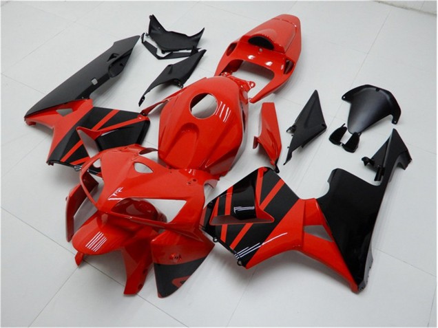 Honda CBR 600 RR 2005-2006 Motorrad Vollverkleidung - Rot Schwarz