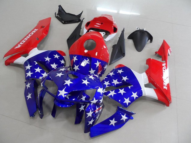 Honda CBR 600 RR 2005-2006 Motorrad Verkleidungen - Amerikanische Flagge