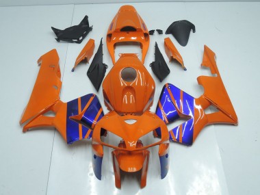 Honda CBR 600 RR 2005-2006 Motorrad Verkleidungen - Orange Blau