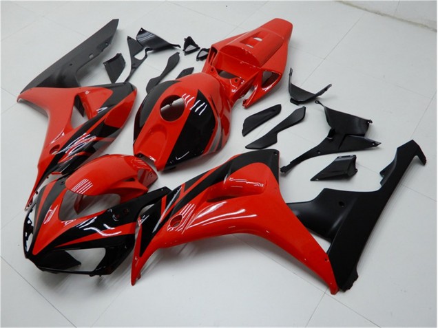 Honda CBR 1000 RR 2006-2007 Motorrad Verkleidungen - Rot Schwarz