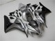 Honda CBR 1000 RR 2006-2007 Motorrad Verkleidungen - Schwarz Silber Grau