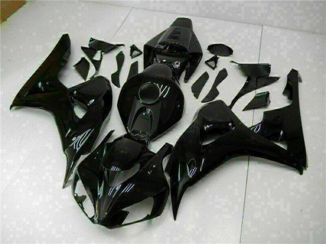 Honda CBR 1000 RR 2006-2007 Motorrad Verkleidungen - Glänzend Schwarz