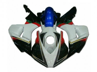 Honda CBR 1000 RR 2006-2007 Motorrad Verkleidungen - Weiß Schwarz