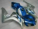 Honda CBR 1000 RR 2006-2007 Motorrad Verkleidungen - Blau Silber