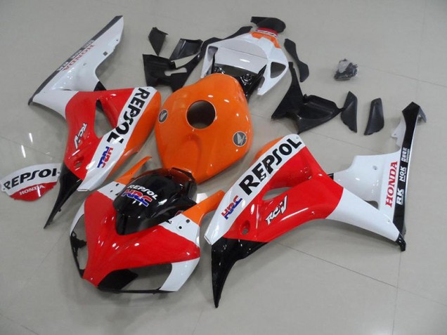 Honda CBR 1000 RR 2006-2007 Motorrad Verkleidungen - Schwarz Rot Weiß Repsol