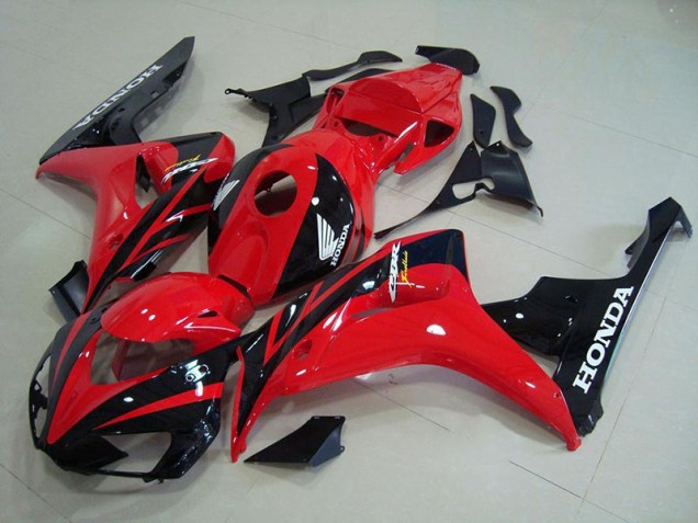 Honda CBR 1000 RR 2006-2007 Motorrad Vollverkleidung - Rot Schwarz