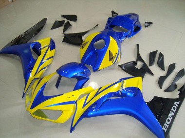 Honda CBR 1000 RR 2006-2007 Motorrad Verkleidungen - Gelb Blau Schwarz