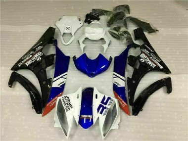 Yamaha R6 2006-2007 Motorrad Vollverkleidung - Weiß