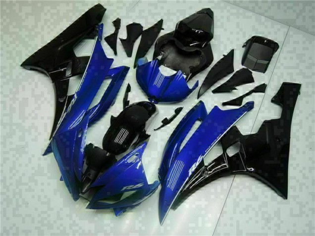 Yamaha R6 2006-2007 Motorrad Verkleidungen - Blau Schwarz