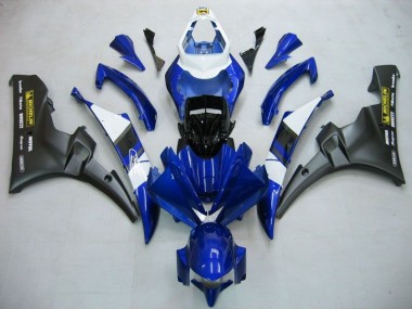 Yamaha R6 2006-2007 Motorrad Vollverkleidung - Blau Schwarz