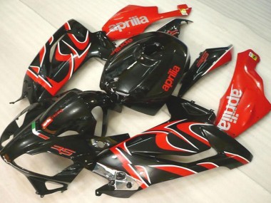 Aprilia RS 125 2006-2011 Motorrad Verkleidungen - Schwarz Rot