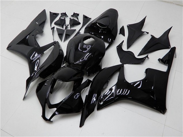 Honda CBR 600 RR 2007-2008 Motorrad Verkleidungen - Glänzend Schwarz