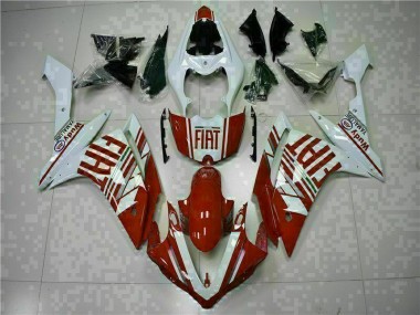 Yamaha R1 2007-2008 Motorrad Verkleidung - Rot Weiß