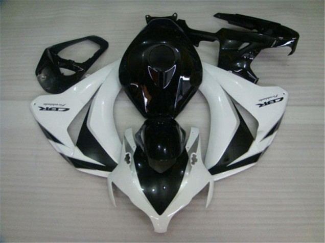 Honda CBR 1000 RR 2008-2011 Motorrad Verkleidung - Schwarz Weiß