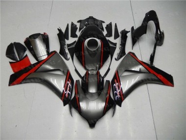 Honda CBR 1000 RR 2008-2011 Motorrad Verkleidungen - Graues Rot Schwarz