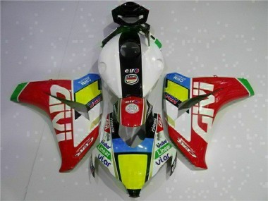 Honda CBR 1000 RR 2008-2011 Motorrad Verkleidungen Komplett Sets - Rot Weiß