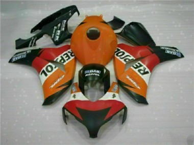 Honda CBR 1000 RR 2008-2011 Motorrad Verkleidungen Komplett Sets - Orange Repsol