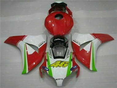 Honda CBR 1000 RR 2008-2011 Motorrad Verkleidung - Rot Weiß