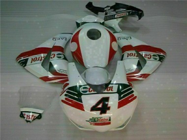 Honda CBR 1000 RR 2008-2011 Motorrad Verkleidungen - Weiß Castrol 4