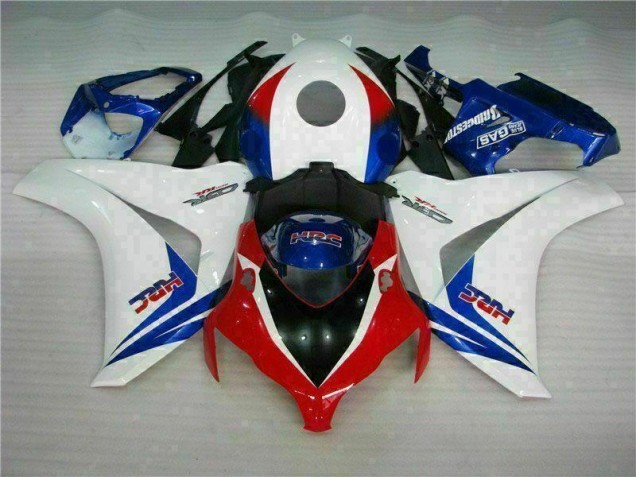 Honda CBR 1000 RR 2008-2011 Motorrad Verkleidungen Komplett Sets - Weiß Blau