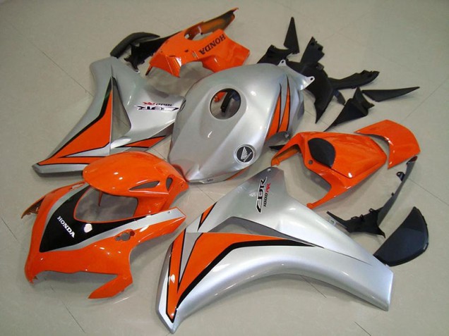 Honda CBR 1000 RR 2008-2011 Motorrad Verkleidung - Orange Silber