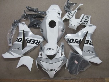 Honda CBR 1000 RR 2008-2011 Motorrad Verkleidung - Weiß Repsol