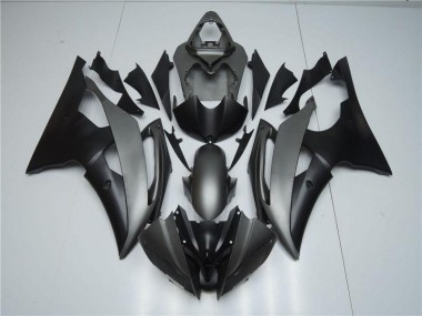 Yamaha R6 2008-2016 Motorrad Vollverkleidung - Grau Schwarz